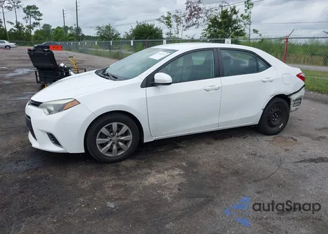 2015 Toyota Corolla Le from USA, damaged, VIN 2T1BURHE3FC476677